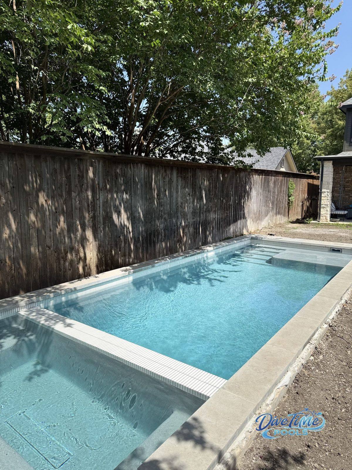 New pool construction